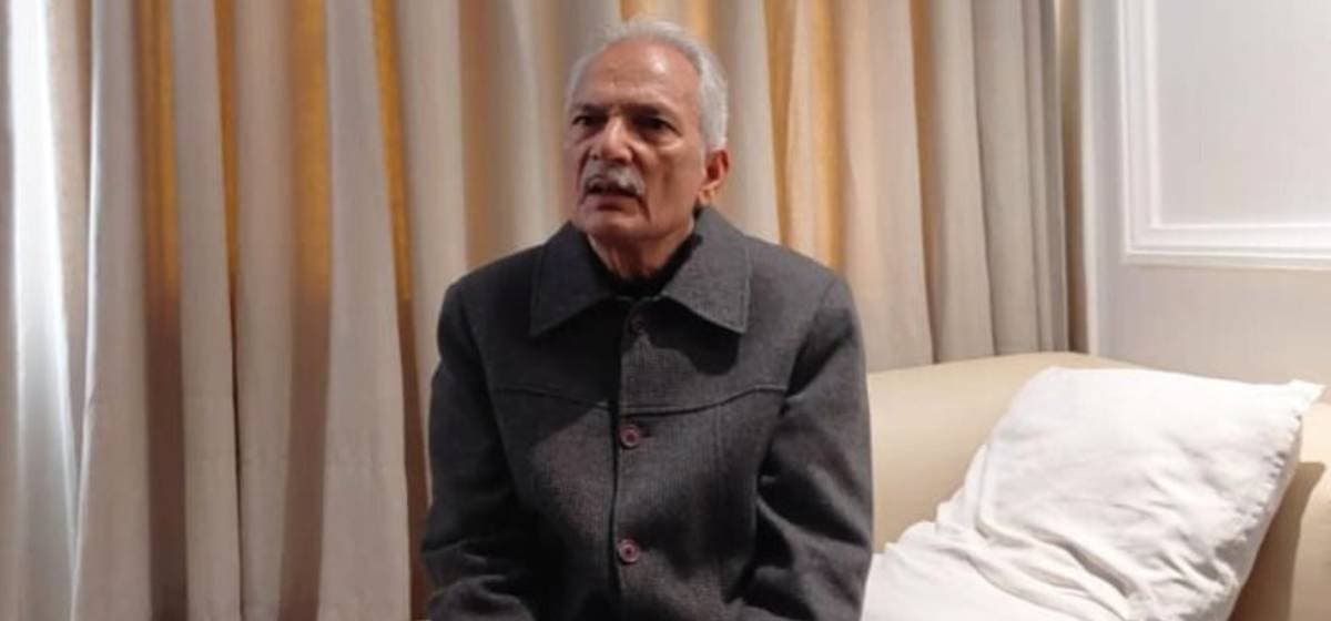 Former Prime Minister Baburam Bhattarai.