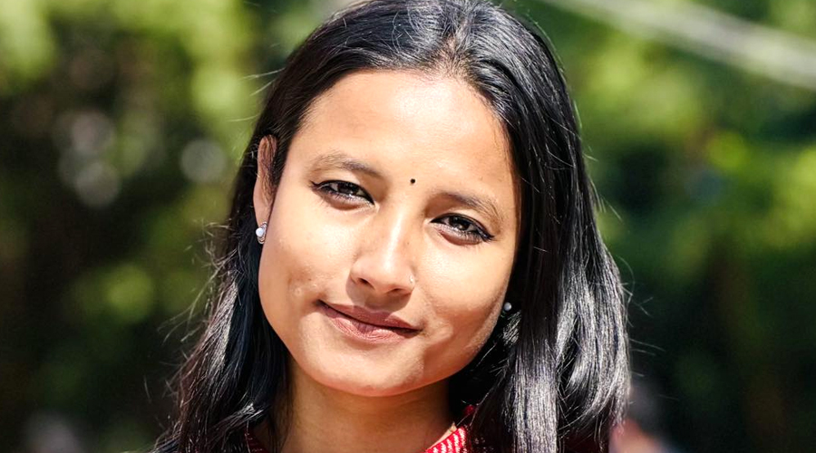 A portrait of activist Raksha Bam.